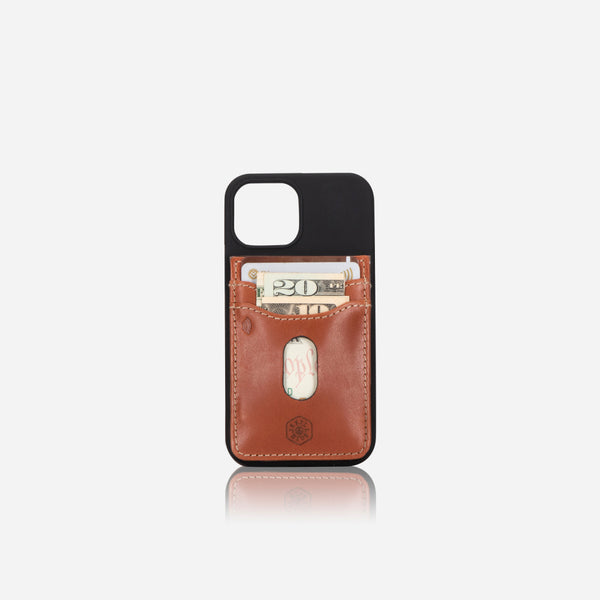 STICK ON MOBILE PHONE CARD HOLDER, TAN