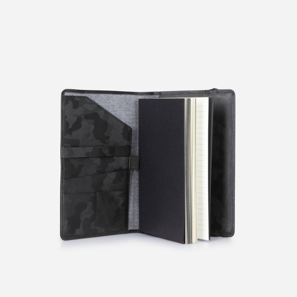 LEATHER A5 NOTEBOOK COVER, CAMO