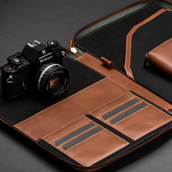 A4 ZIP AROUND FOLDER, CLAY