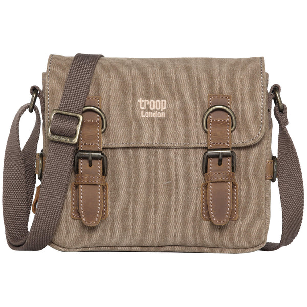 TRP0111 Troop London Classic Canvas Across Body Bag Travel Bag