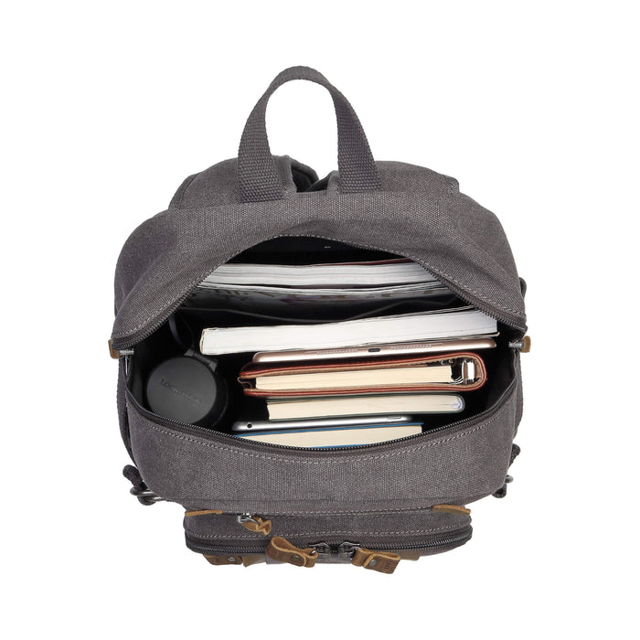 TRP0256 TROOP LONDON CLASSIC CANVAS BACKPACK - MEDIUM