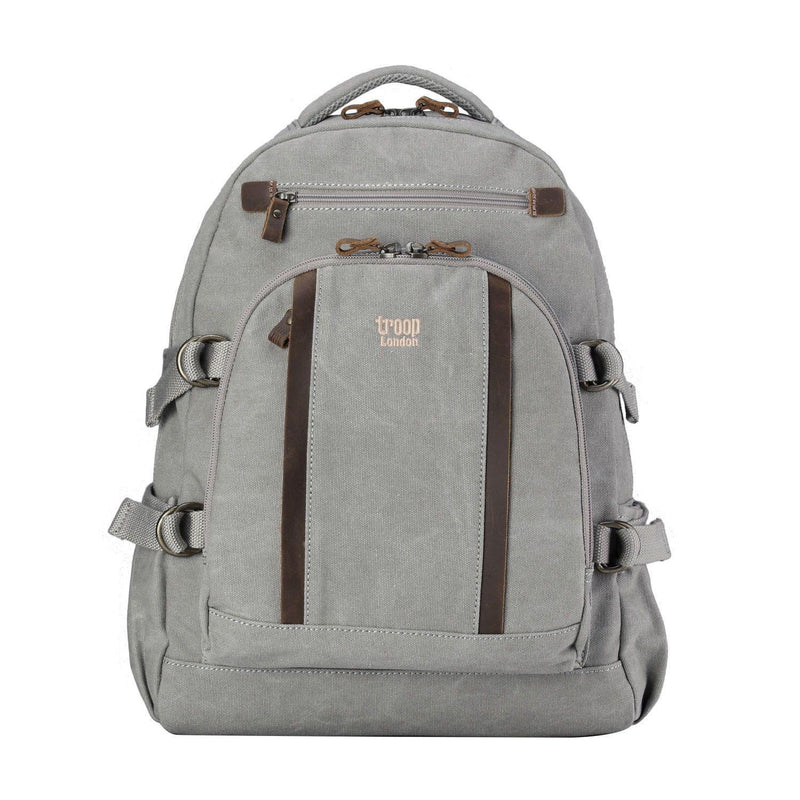 TRP0257 TROOP LONDON CLASSIC CANVAS LAPTOP BACKPACK - LARGE