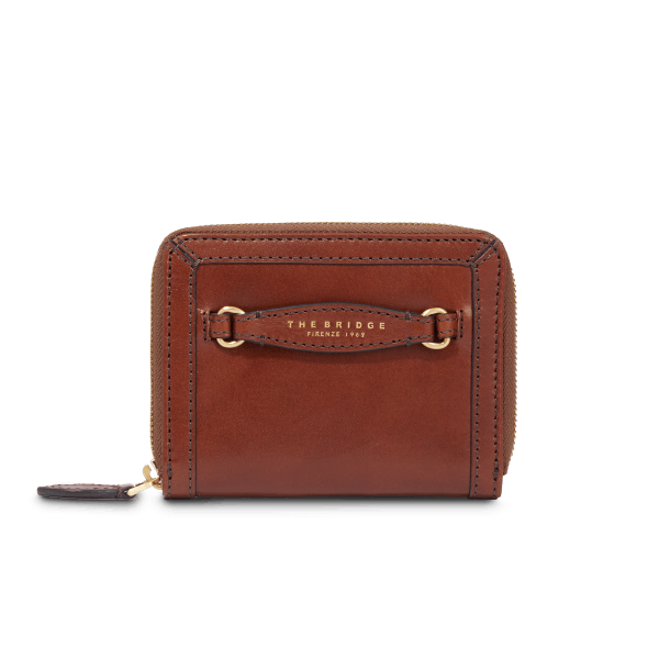 BETTINA ZIP AROUND SMALL LEATHER BAG