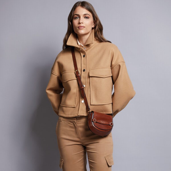BETTINA CROSSBODY LEATHER BAG