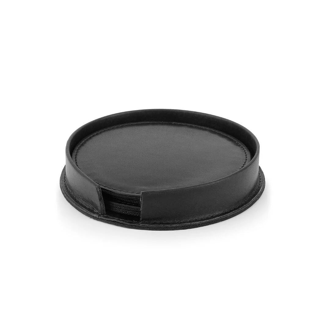 Primehide Leather Coaster Set Of 4 Edmund Mayfair