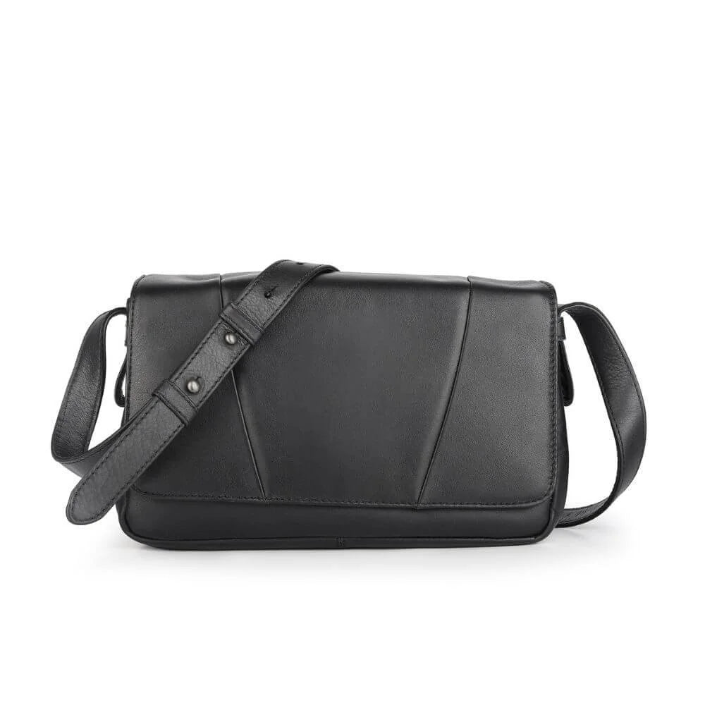 Primehide Leather Organiser Bag with Triple Zip & Built-in Wallet Ida Chester