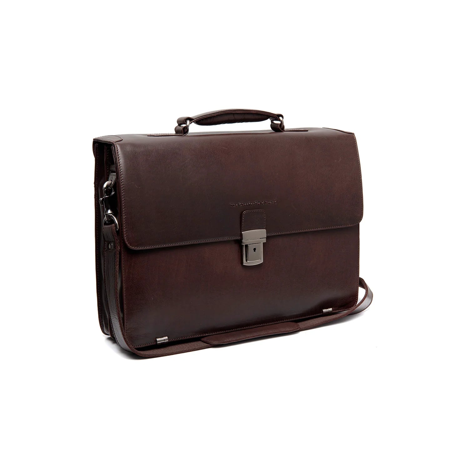 Salvatore Leather Laptop Bag Chesterfield