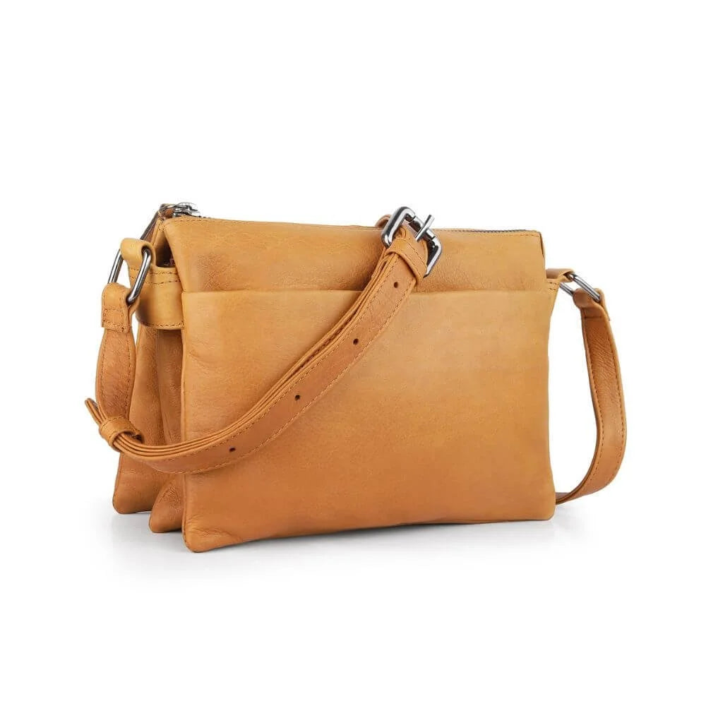 Primehide Leather Crossbody Bag with Built-in Wallet Cleo Hudson