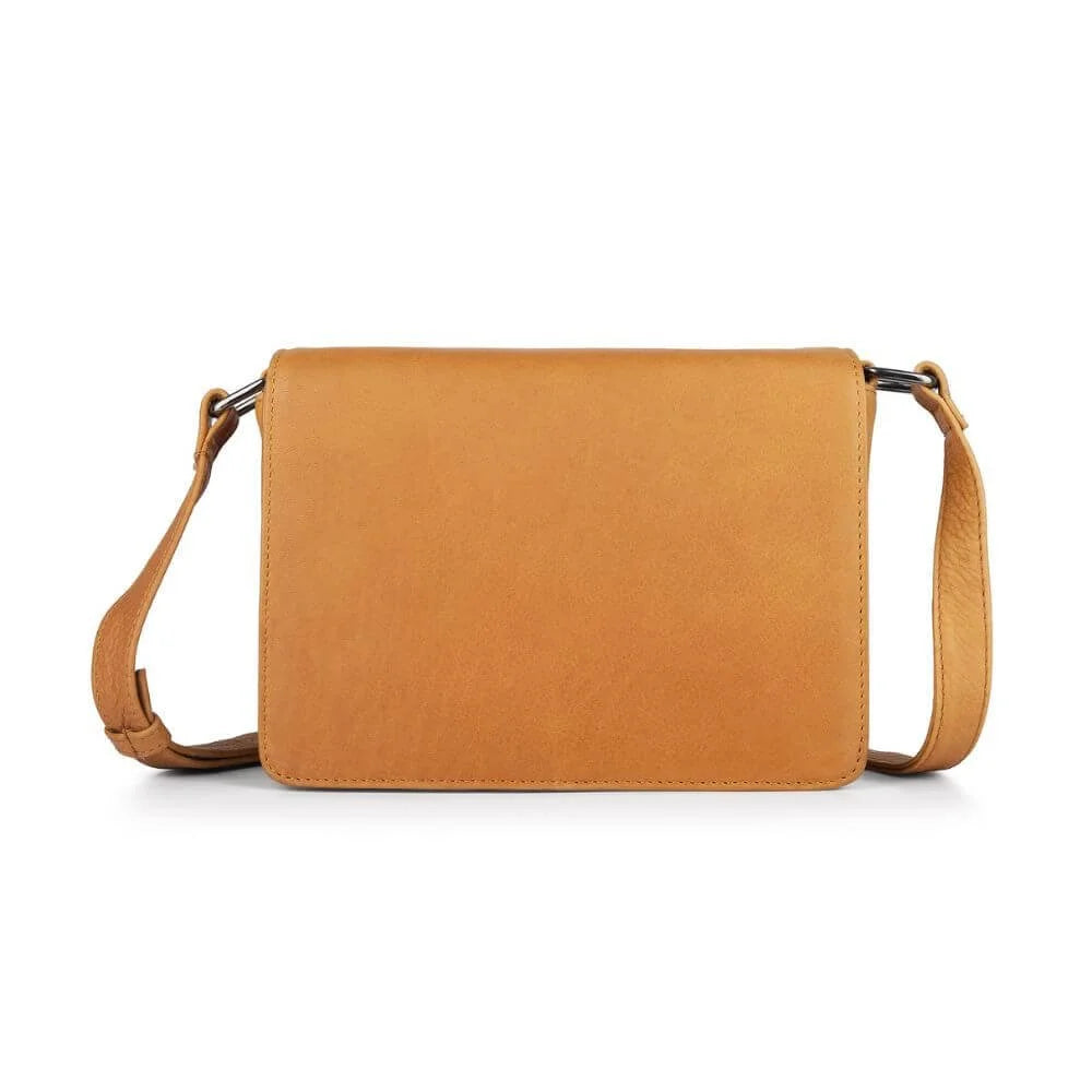 Primehide Leather Shoulder Bag with Multi-Compartments Nina Hudson