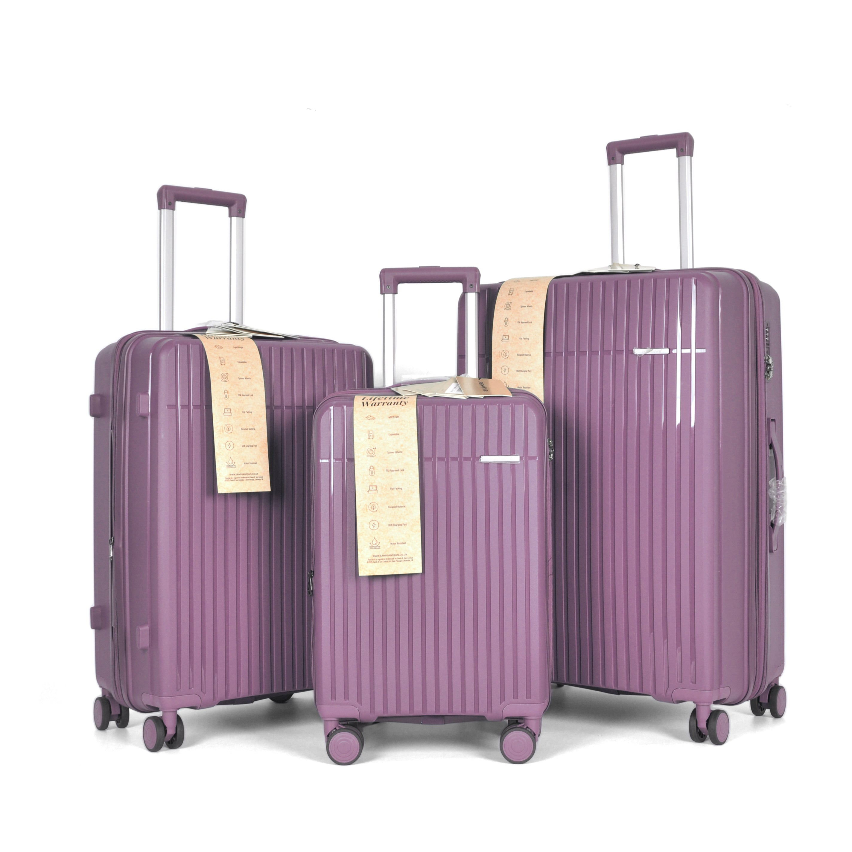 Pensive Oxford Suitcase in Large