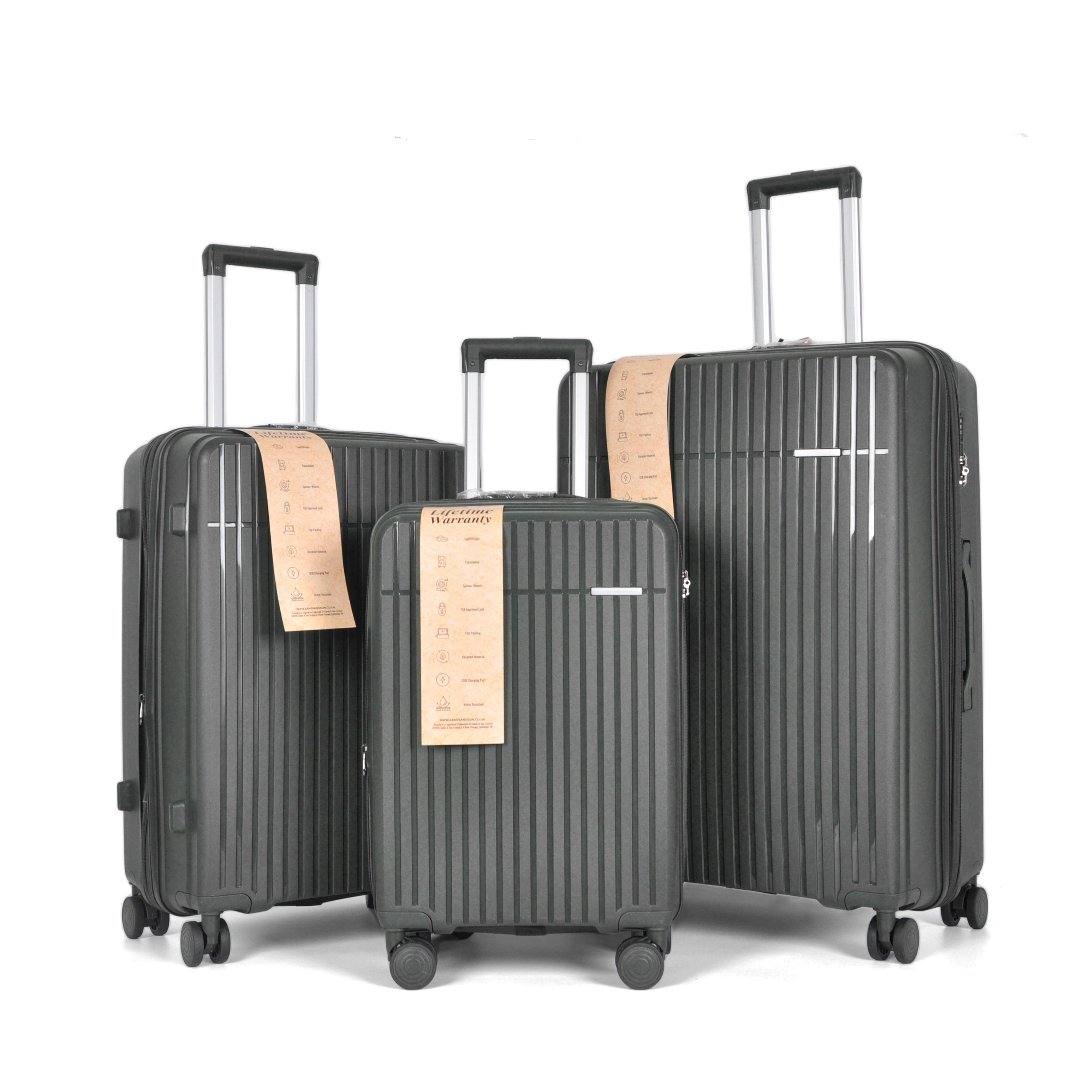 Pensive Oxford Set of 3 Suitcase