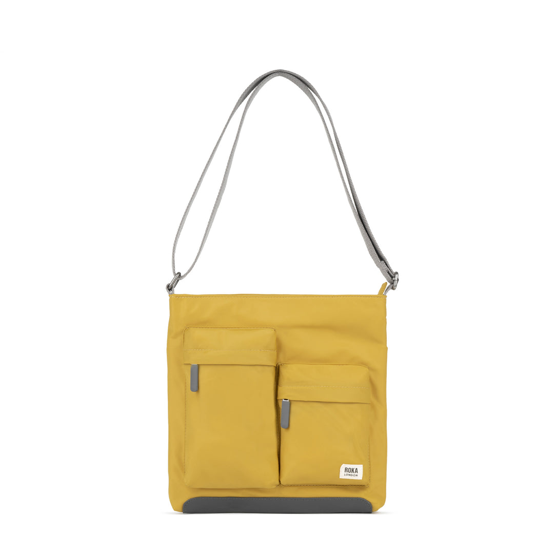 Kennington Mustard Recycled Nylon Roka London