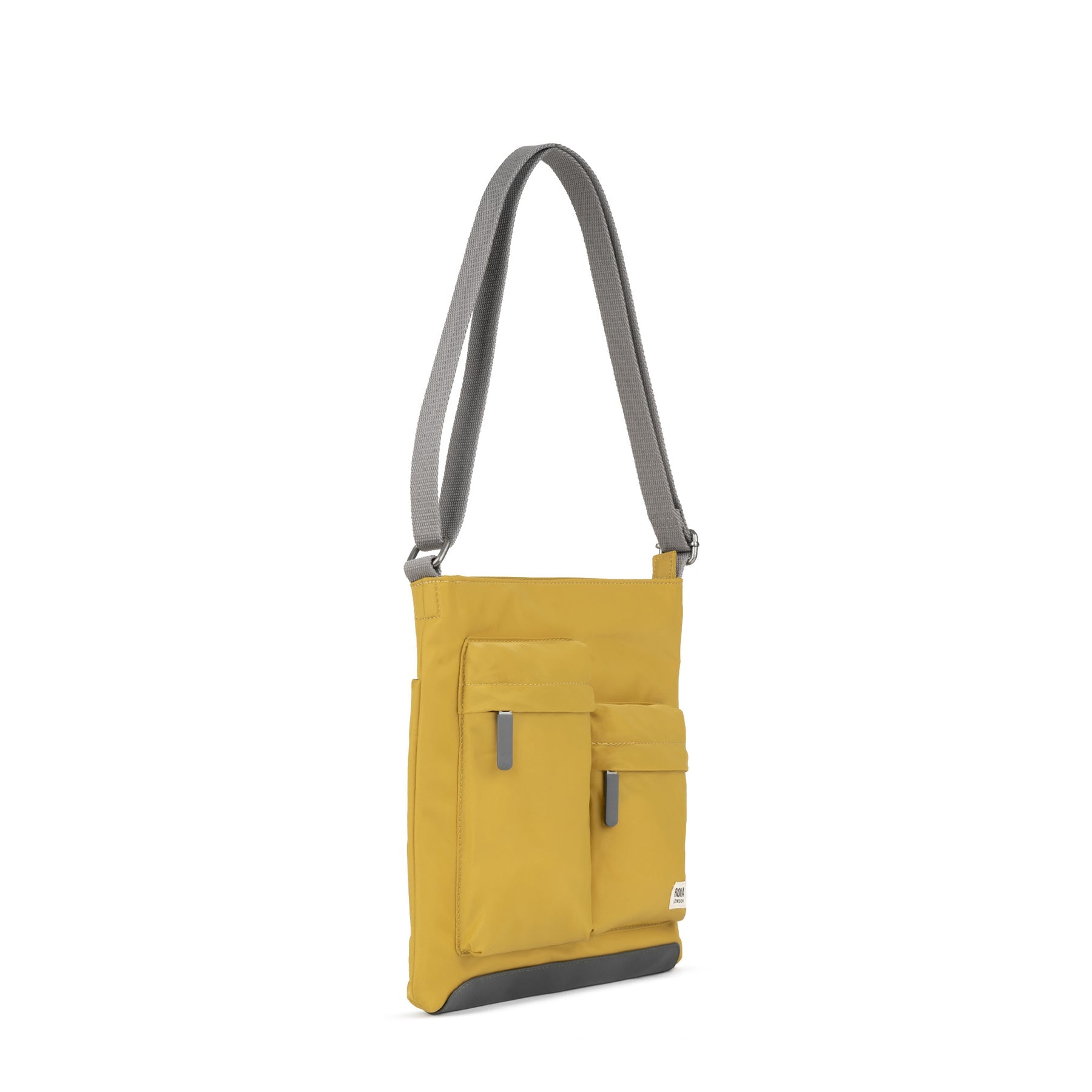 Kennington Mustard Recycled Nylon Roka London