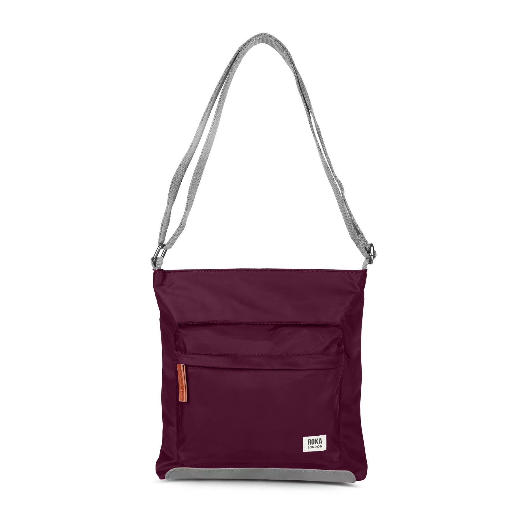 Kennington B Plum Recycled Nylon Roka London