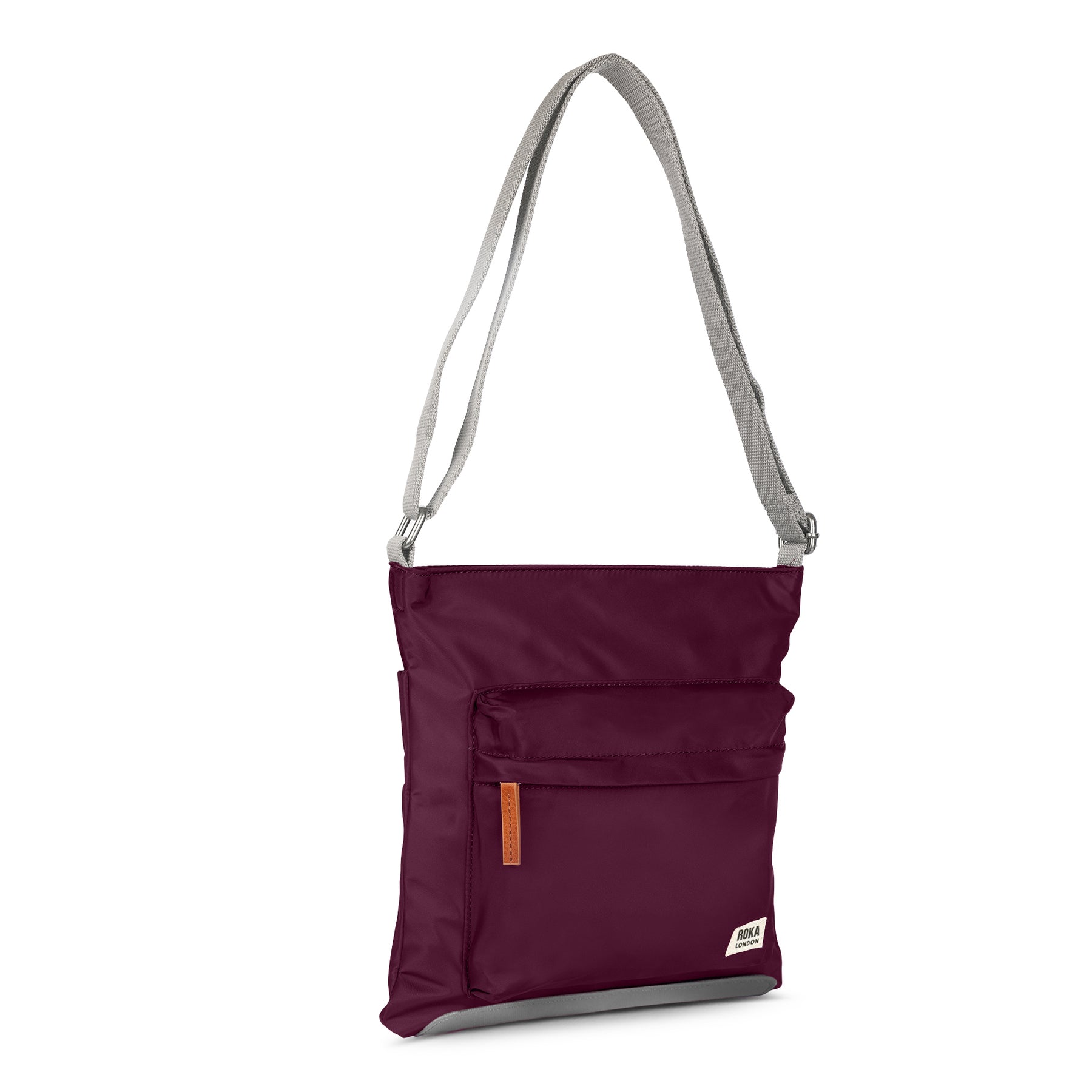 Kennington B Plum Recycled Nylon Roka London