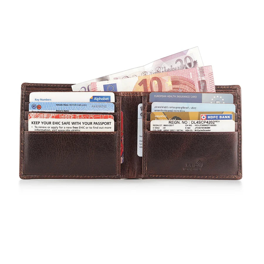 Primehide Savannah Bifold Leather Wallet