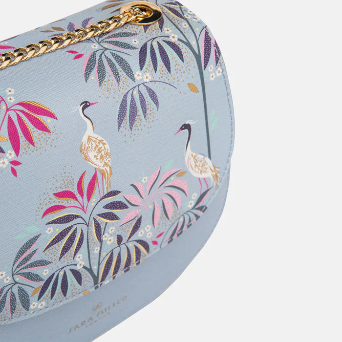 Crane Garden Gold Chain Crossbody Bag