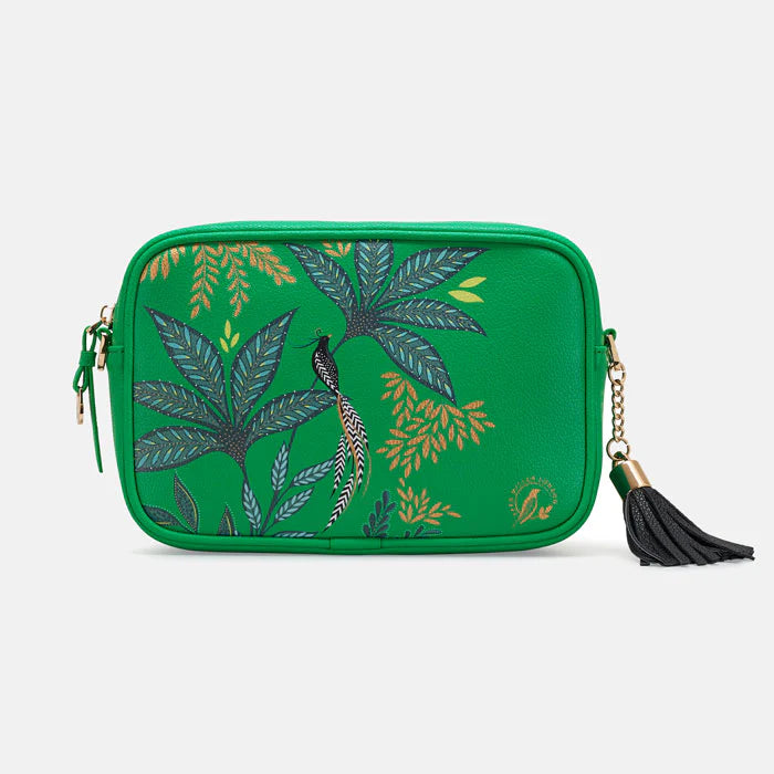 Green Camera Crossbody