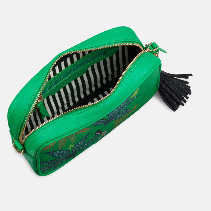 Green Camera Crossbody