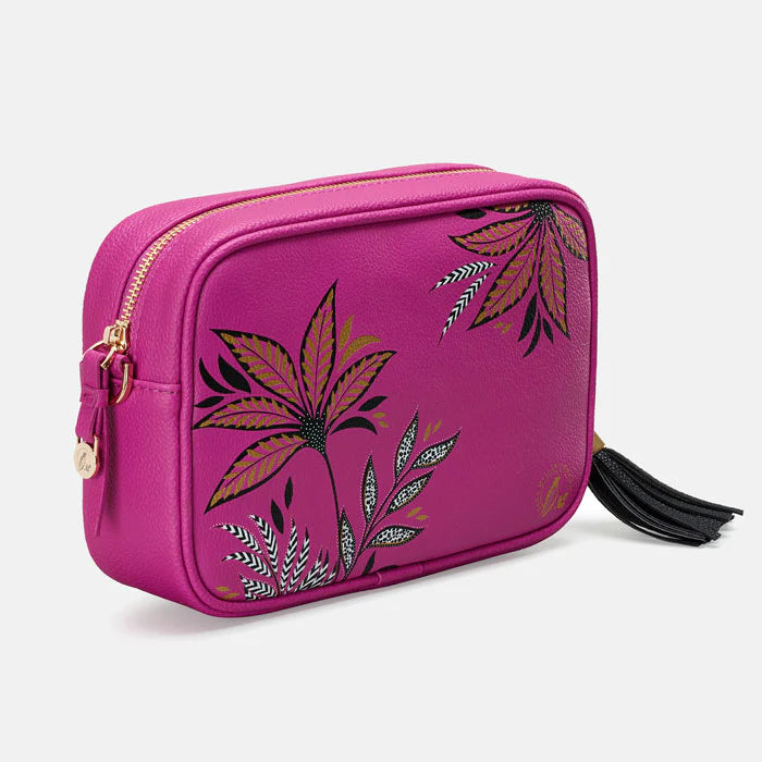 Pink Camera Crossbody