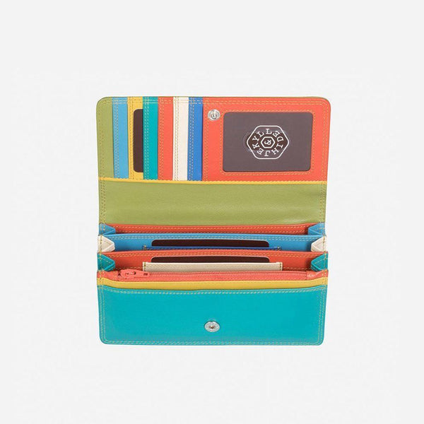 LARGE FLAP OVER PURSE, PACIFIC