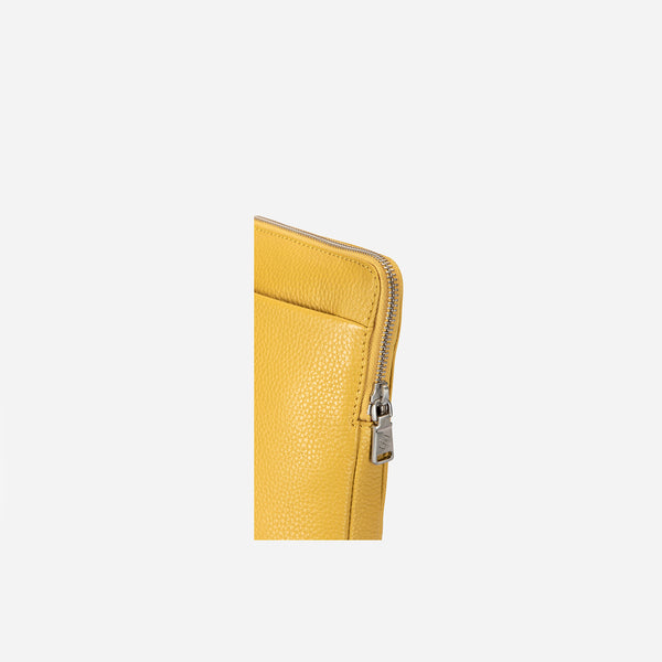 ZIP AROUND LAPTOP FOLDER, FRESH LEMON