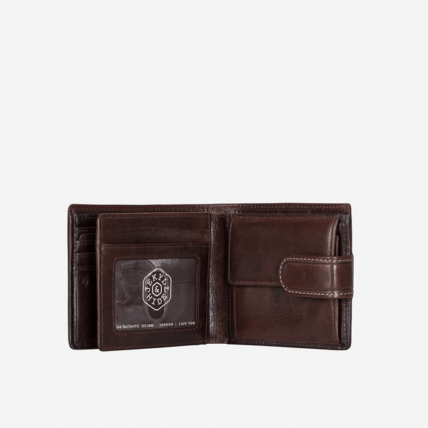 BIFOLD WALLET WITH COIN AND ID WINDOW
