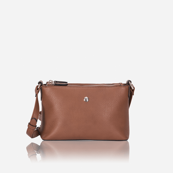 LADIES CROSSBODY BAG, NUT