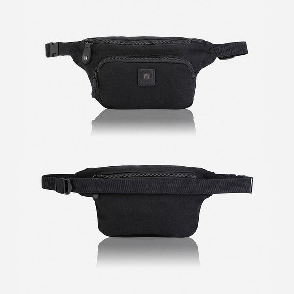 CASUAL WAIST BAG, BLACK