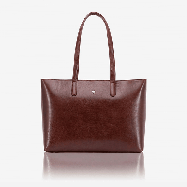 LARGE LADIES LAPTOP SHOPPER, BURGUNDY