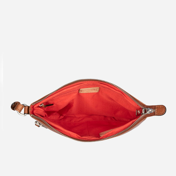 LADIES CROSSBODY, TAN