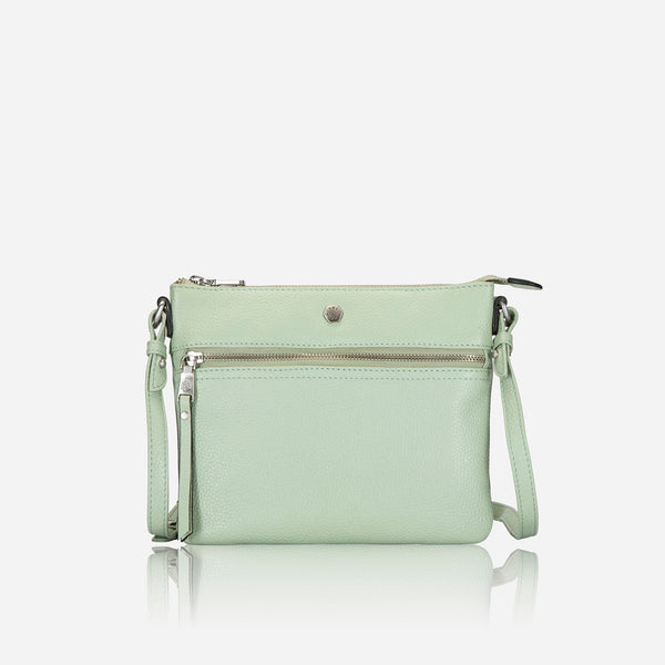 LADIES CROSSBODY, SAGE GREEN