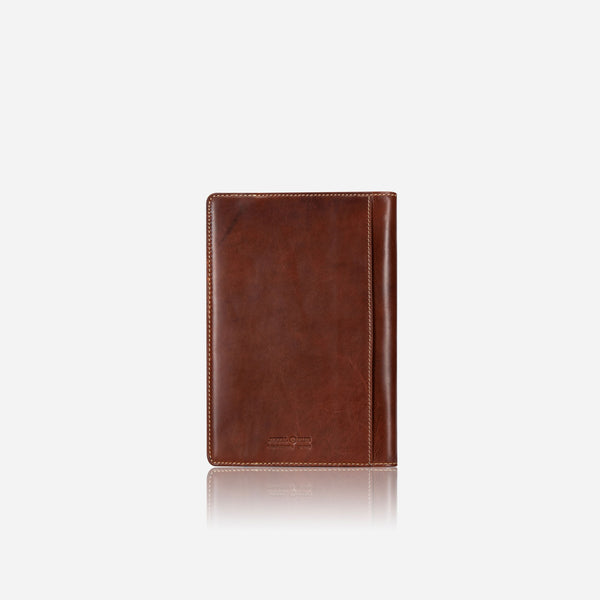 LEATHER A5 NOTEBOOK COVER, COFFEE