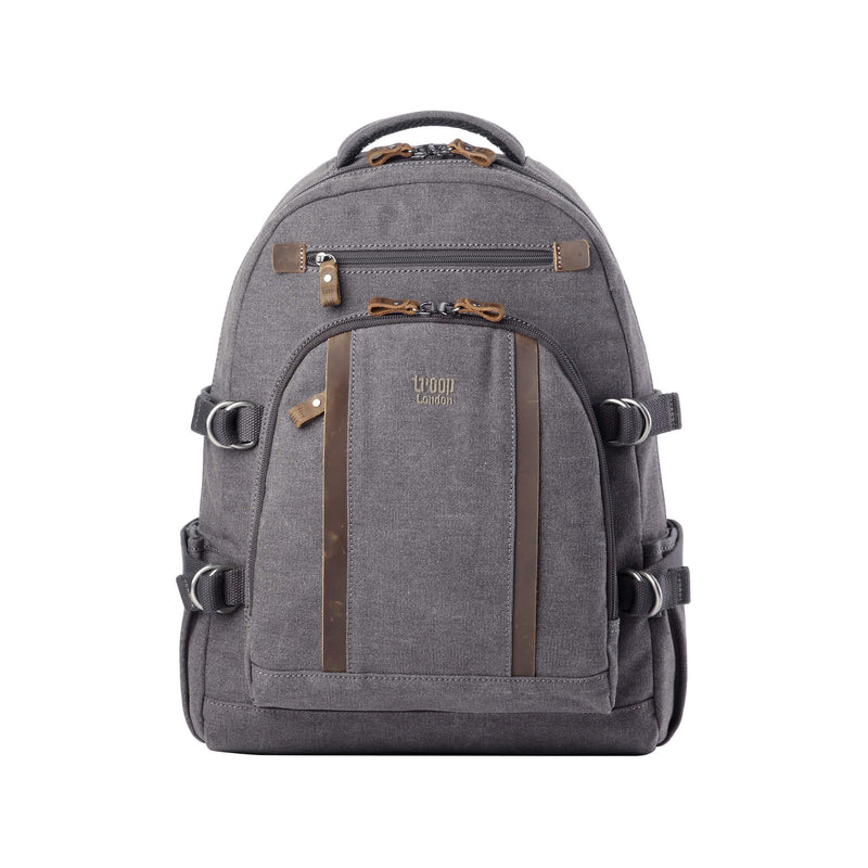 TRP0257 TROOP LONDON CLASSIC CANVAS LAPTOP BACKPACK - LARGE